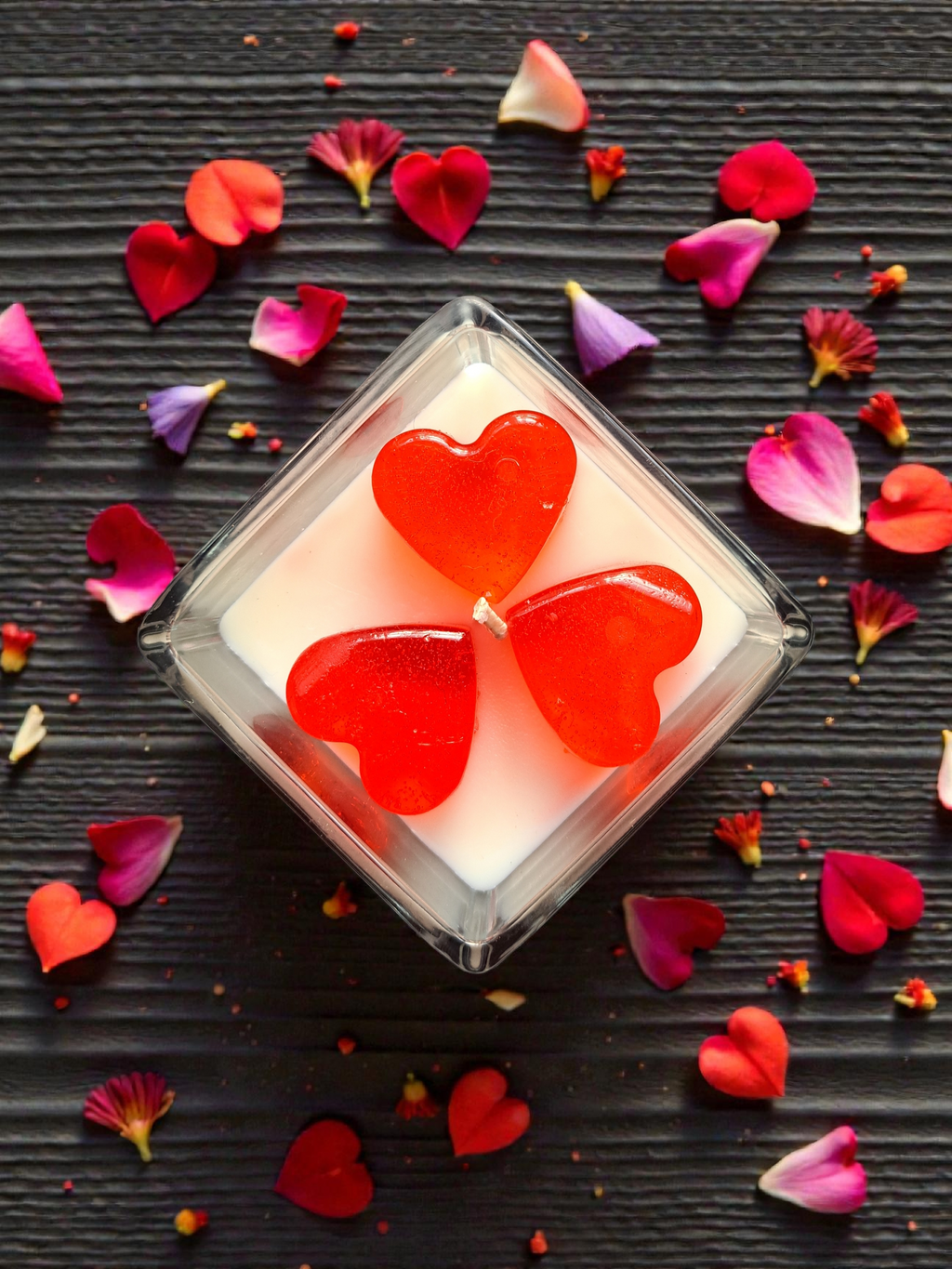 "I love you" candles