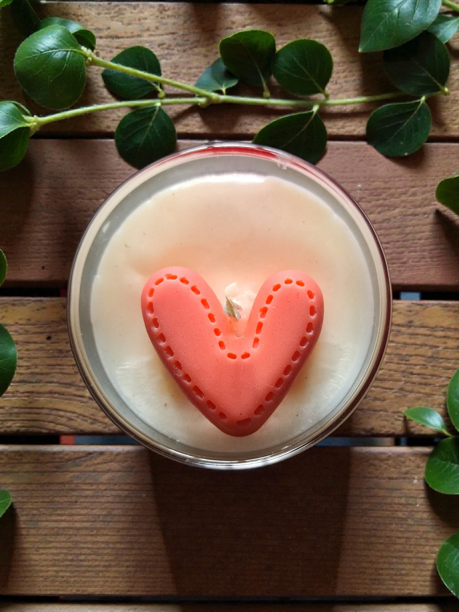 "With love" candles